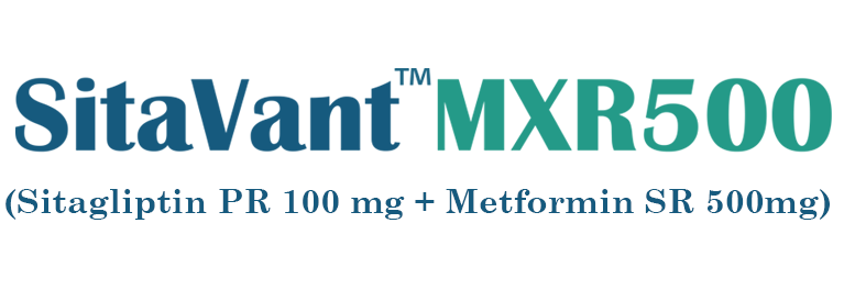 SitaVant MXR500 — Sitagliptin PR 100 mg + Metformin SR 500mg