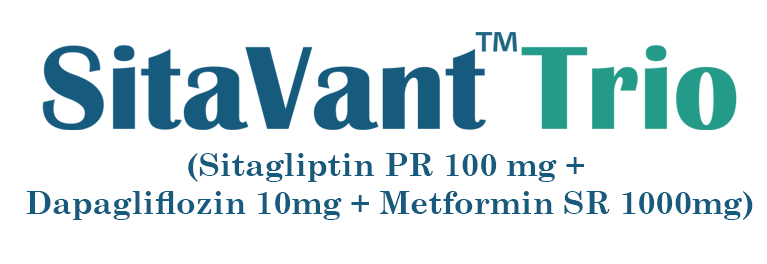 SitaVant Trio — Sitagliptin PR 100 mg + Dapagliflozin 10mg + Metformin SR 1000mg